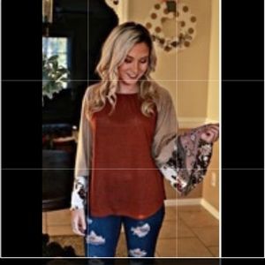 And the Why Bell Sleeved Top Large Boutique